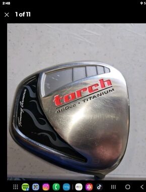 Tommy Armour Torch 9.5° Driver 460cc Titanium Graphite Shaft 45” RH